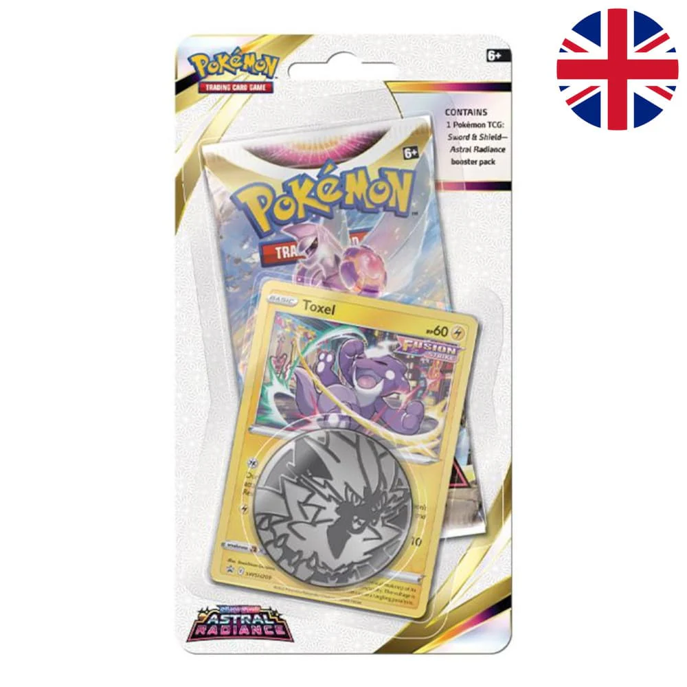 Pokemon Astral Radiance Checklane Blister Toxel