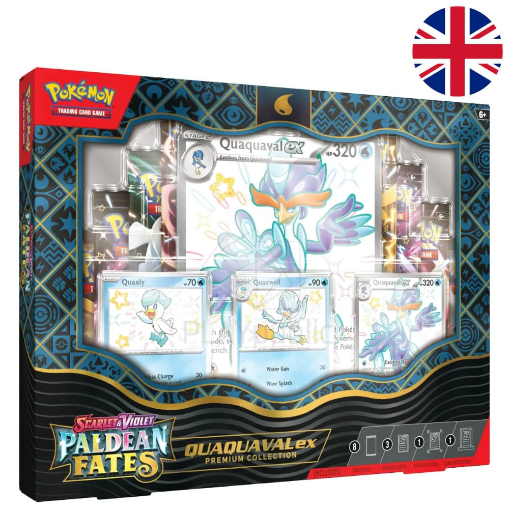 Pokemon Paldean Fates Premium Collection Quaquaval ex