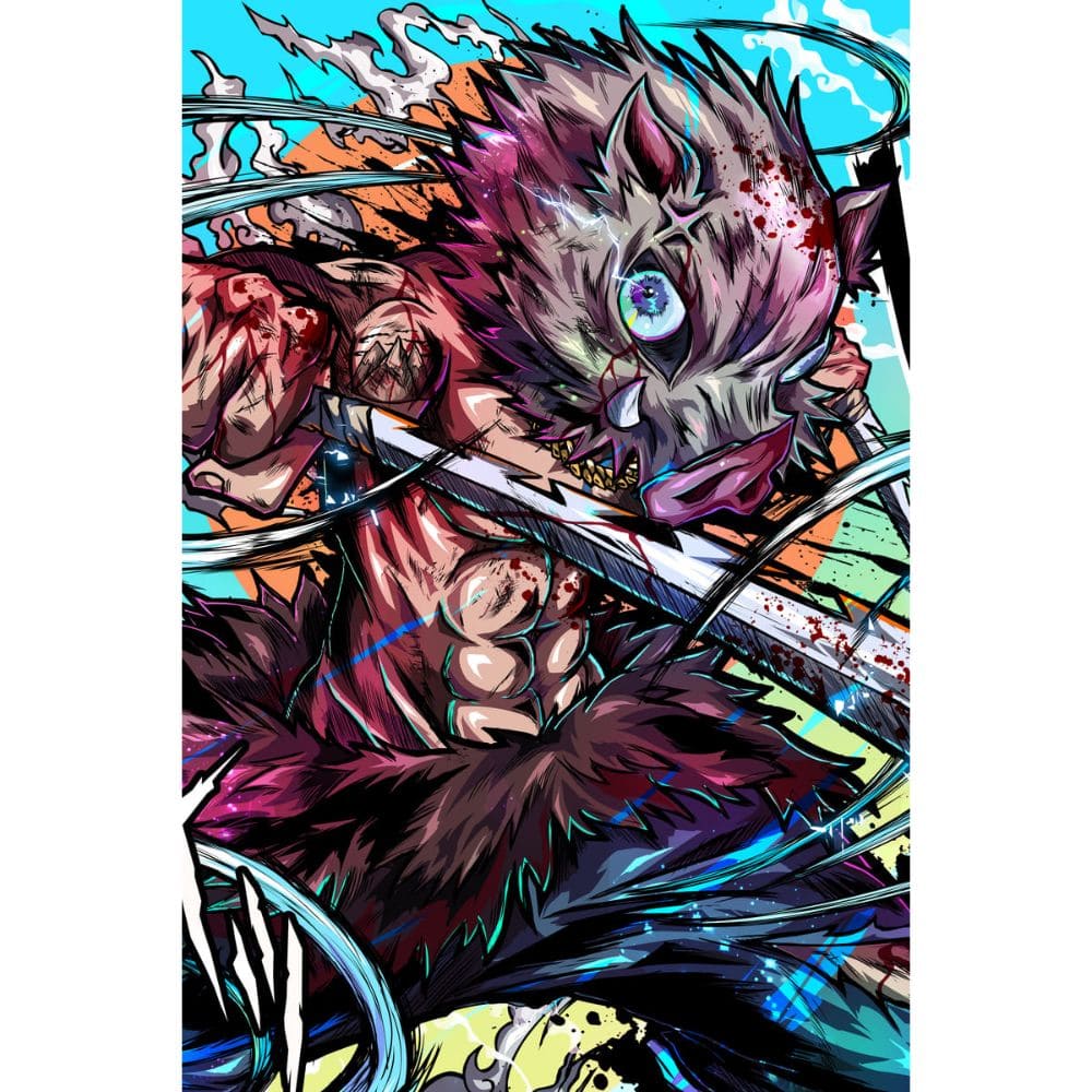 Acrylic Art Demon Slayer Battle Ino
