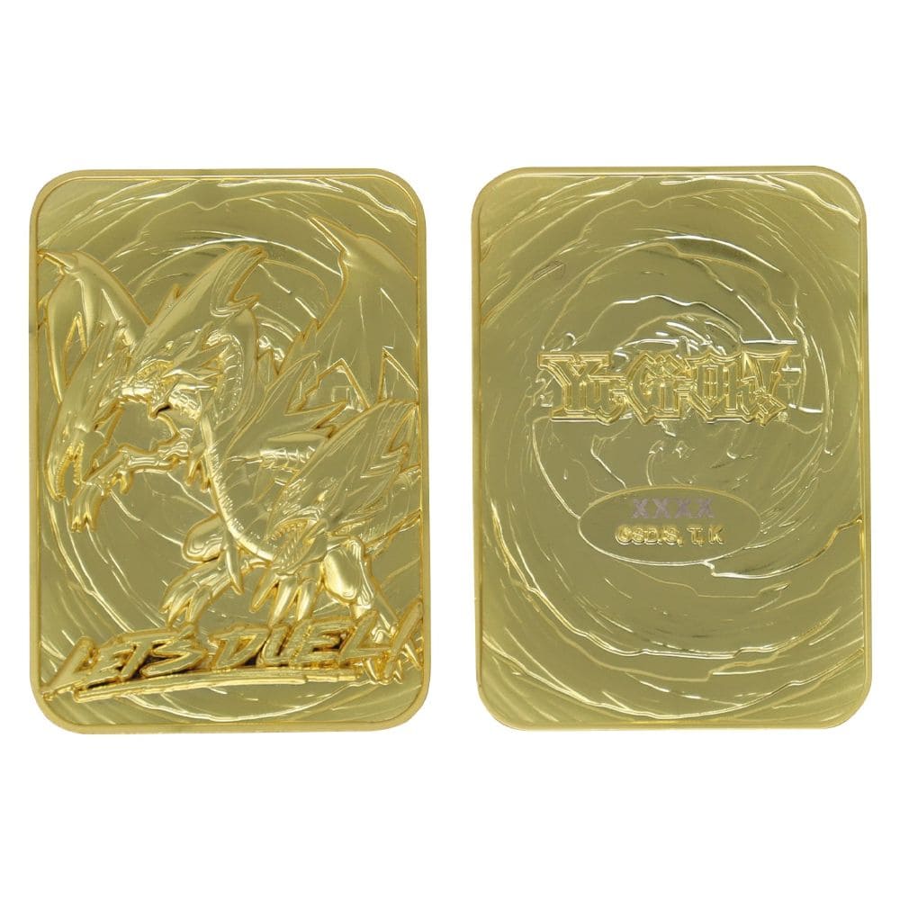 Yu-Gi-Oh! 24k Gold Plated Collectible Blue Eyes Ultimate Dragon