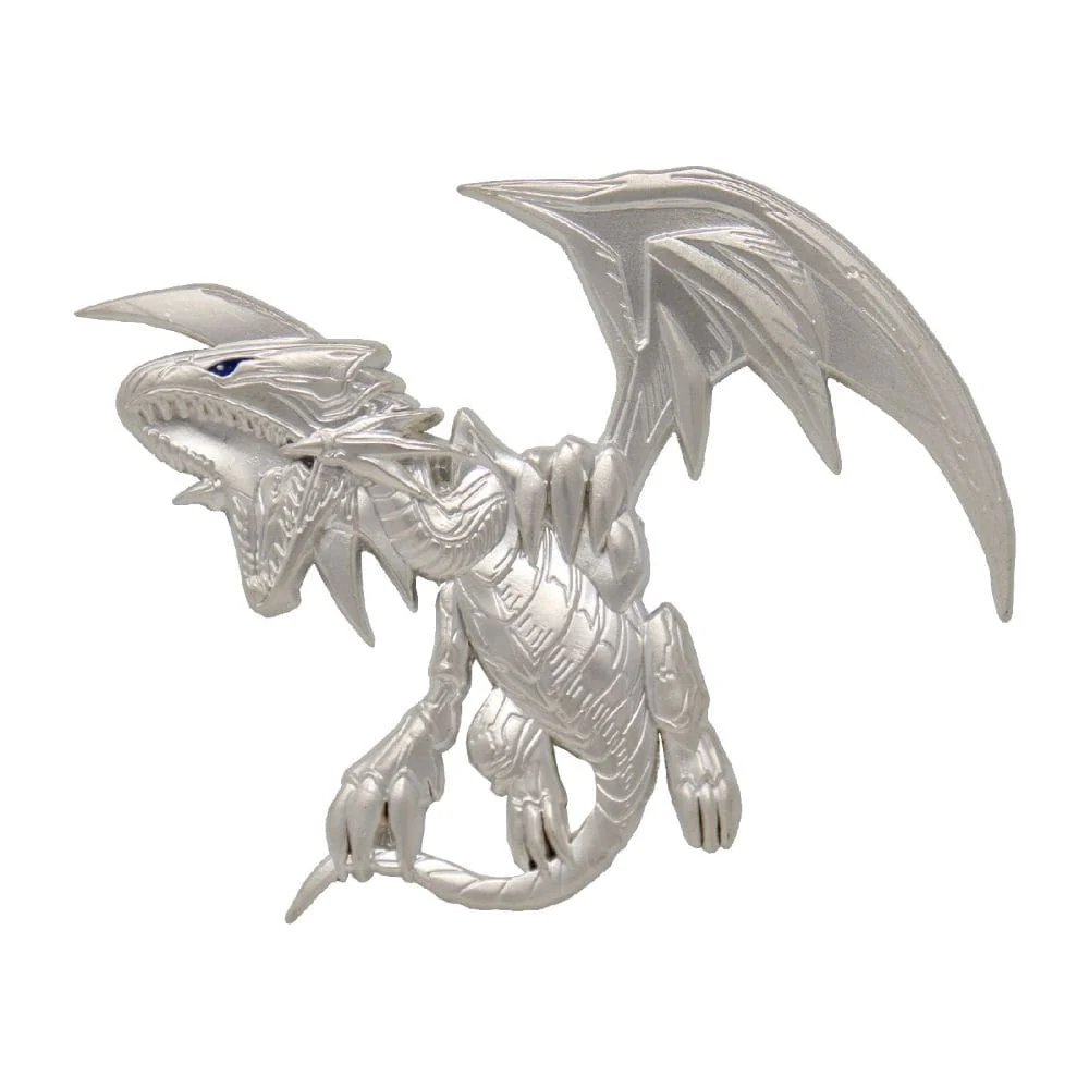 Yu-Gi-Oh! Silver Plated Pin Blue Eyes White Dragon