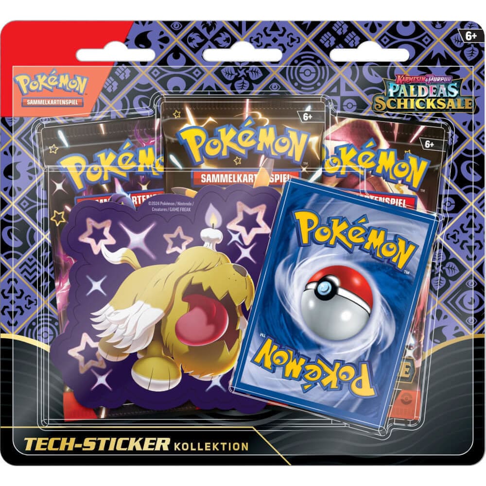 Pokemon Paldeas Schicksale Tech Sticker Collection Gruff