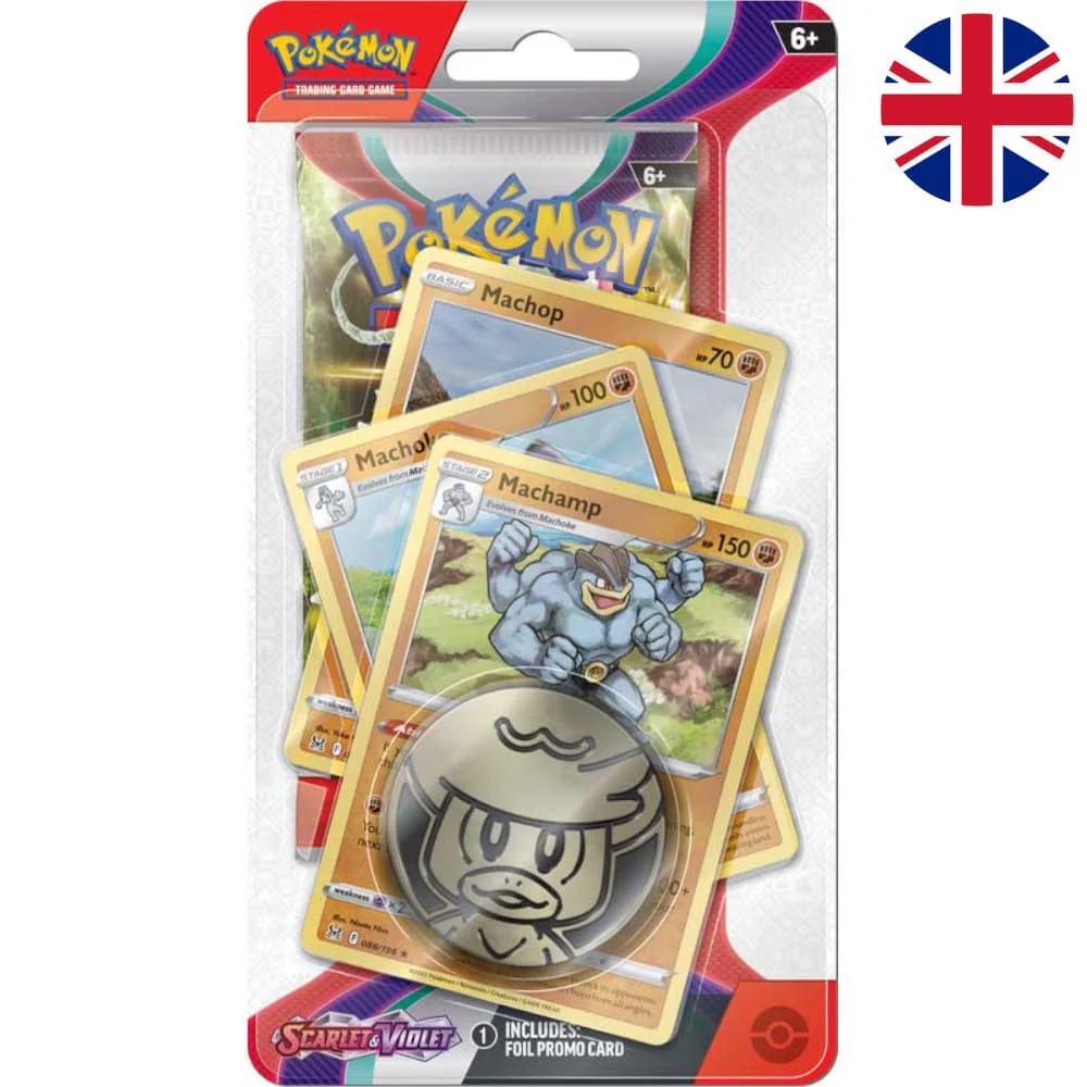 Pokemon Scarlet & Violet Premium Checklane Blister Machamp