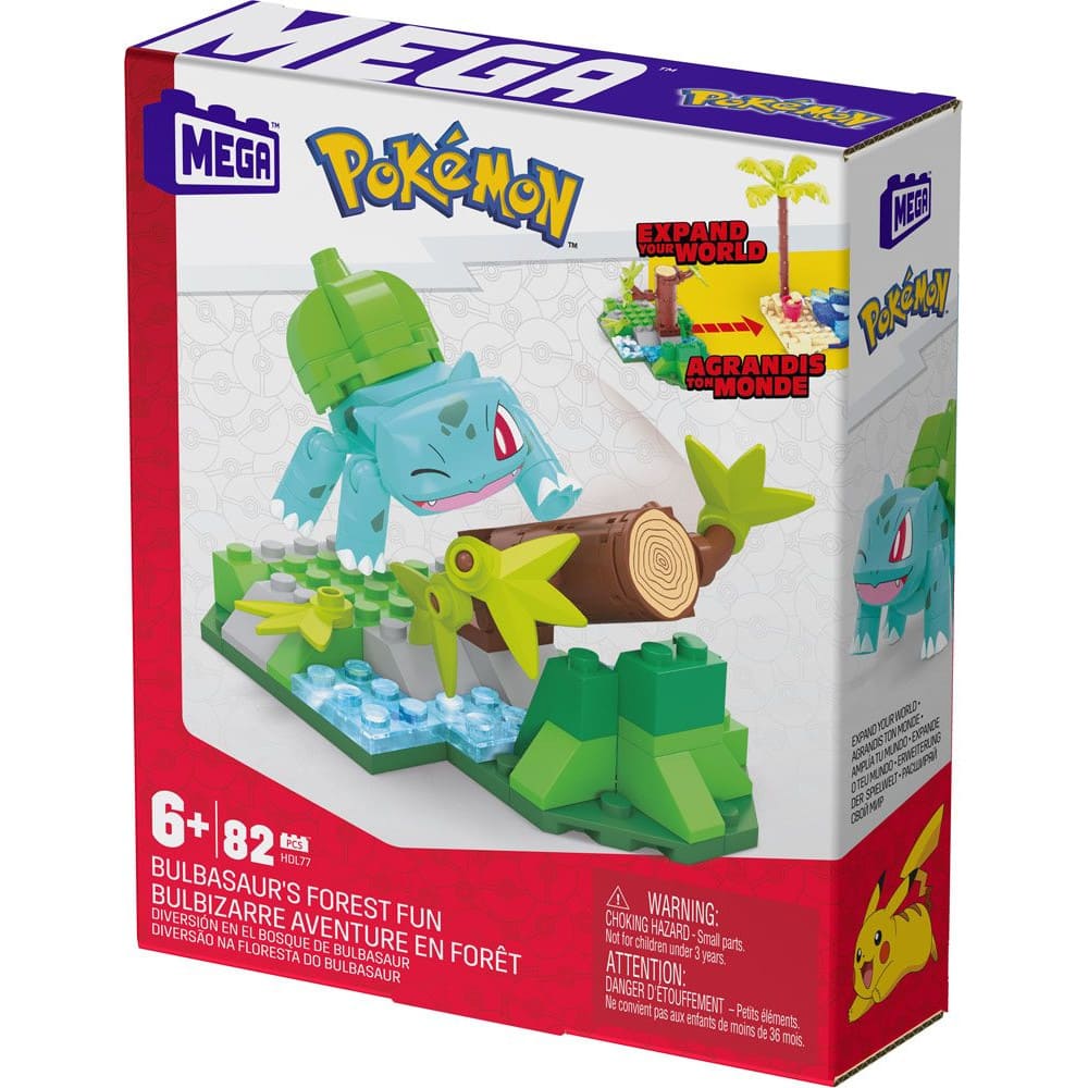 Pokemon Mega Construx Bauset Bulbasaur's Forest Fun
