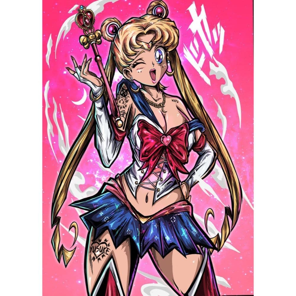 Acrylic Art Sailor Moon Sailor Love