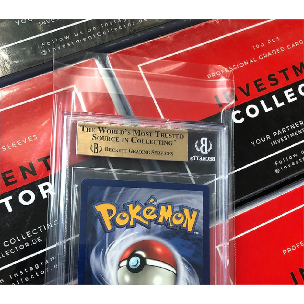 Investment Collector Grade Cards Sleeves PSA 100 pieces