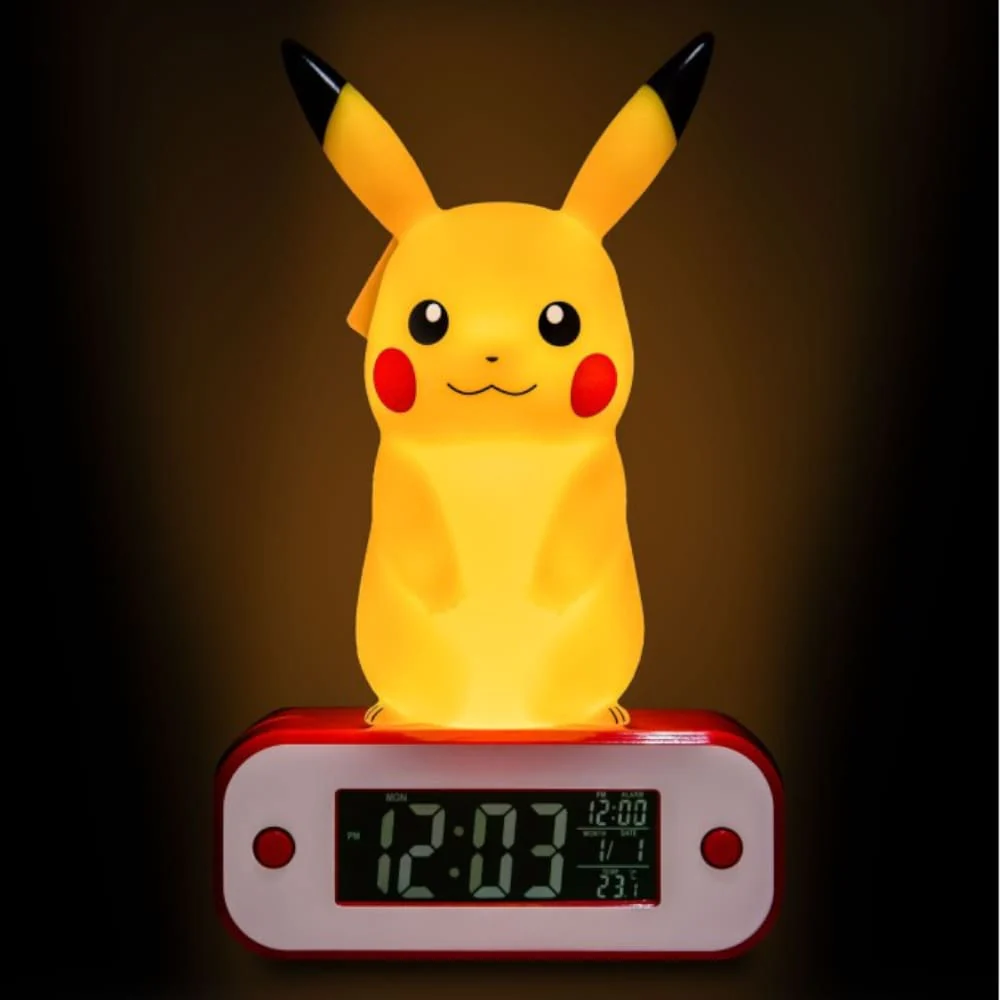 Pokemon Alarm clock with light function Pikachu 18cm