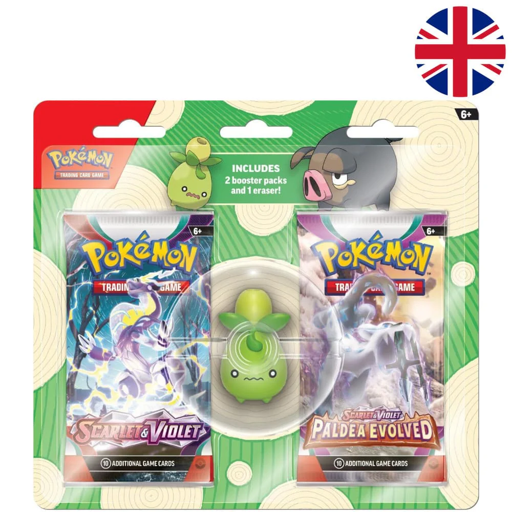 Pokemon Back to School Eraser Blister Smoliv
