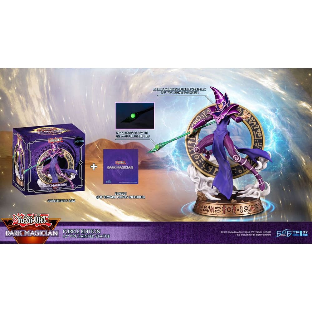 Yu-Gi-Oh! PVC Statue Dark Magician Purple Version 29cm