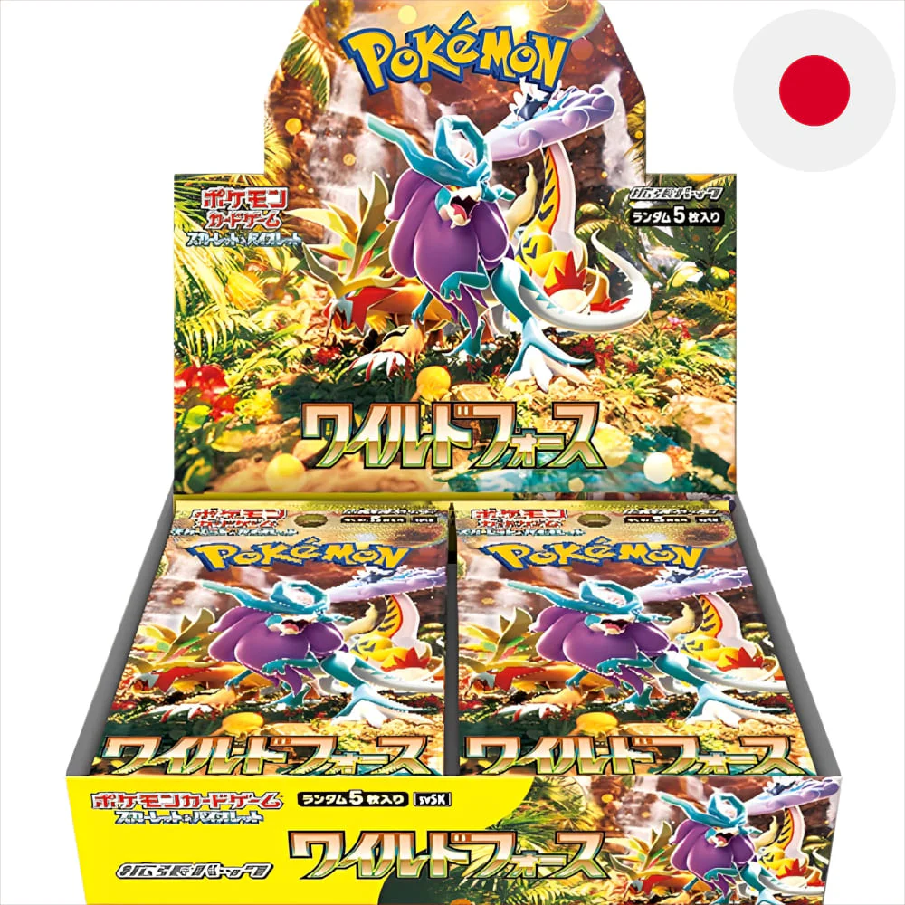 Pokemon Wild Force 30 display Japanese