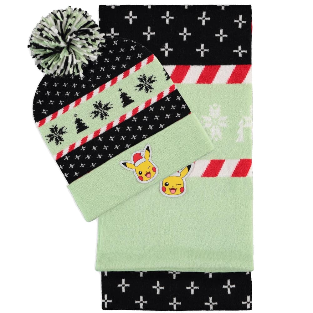 Pokemon Gift Set Scarf & Hat (Unisex)