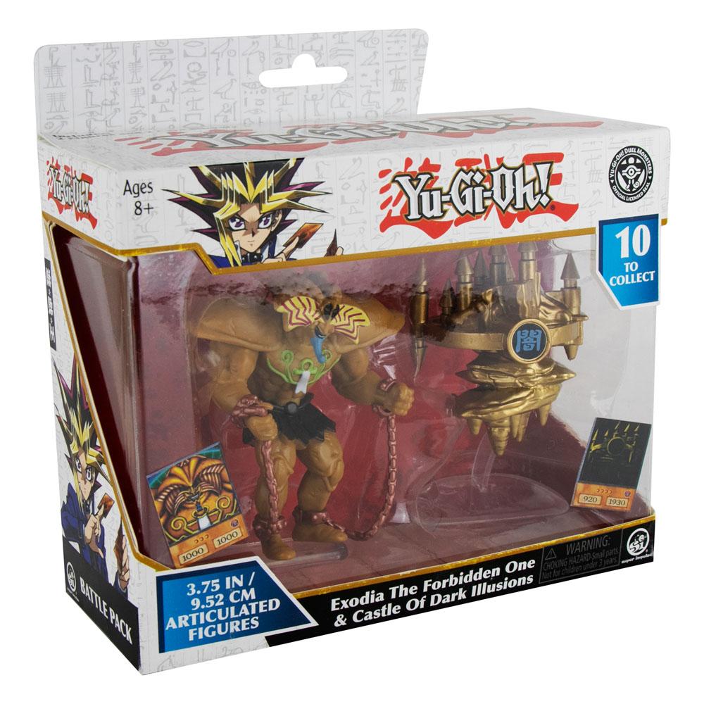 Yu-Gi-Oh! Action Figures 2-Pack Exodia The Forbidden One & Castle Of Dark Illusions 10cm