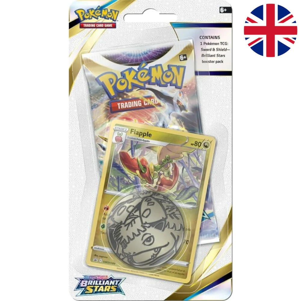 Pokemon Brilliant Stars Checklane Blister Flapple