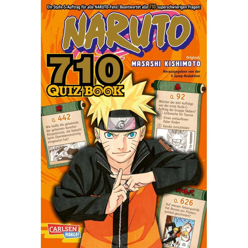 Naruto Quizbuch 710 German