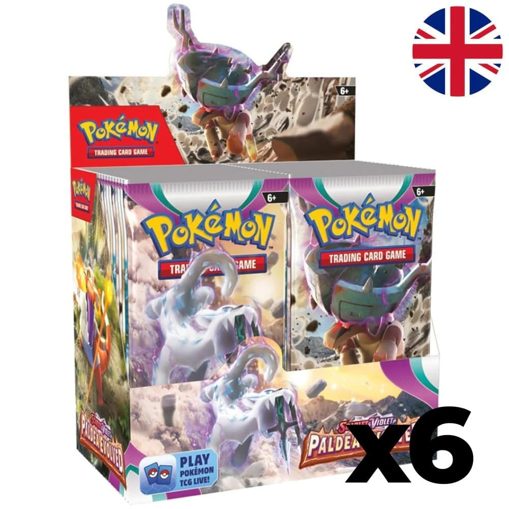 Pokemon Paldea Evolved Case (6 Displays)