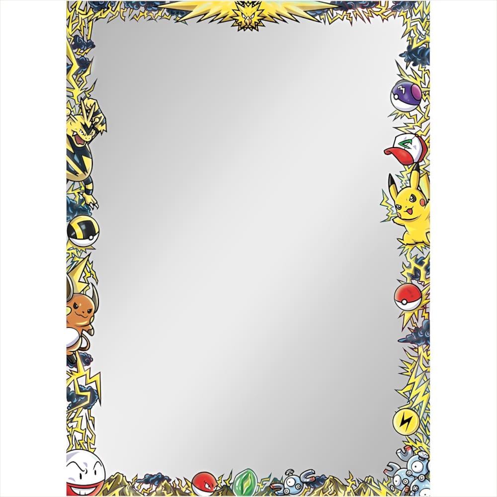 GuardUp Border Sleeves Electric Kanto 60 pieces