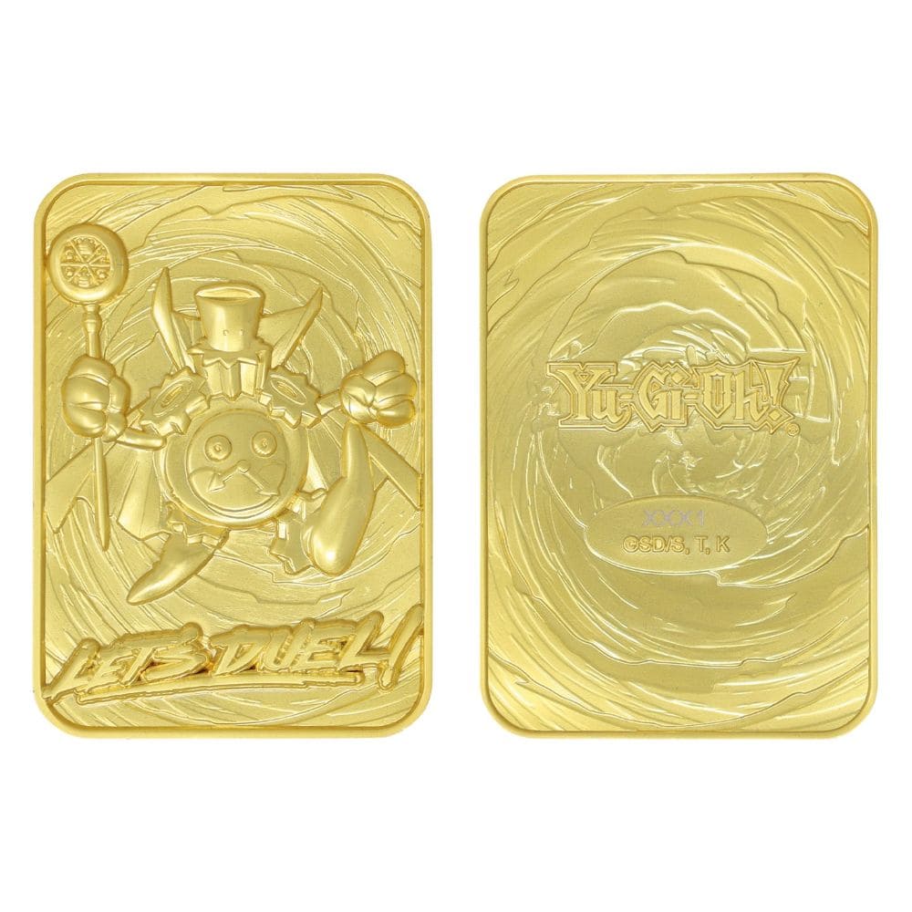 Yu-Gi-Oh! 24k Gold Plated Collectible Time Wizard