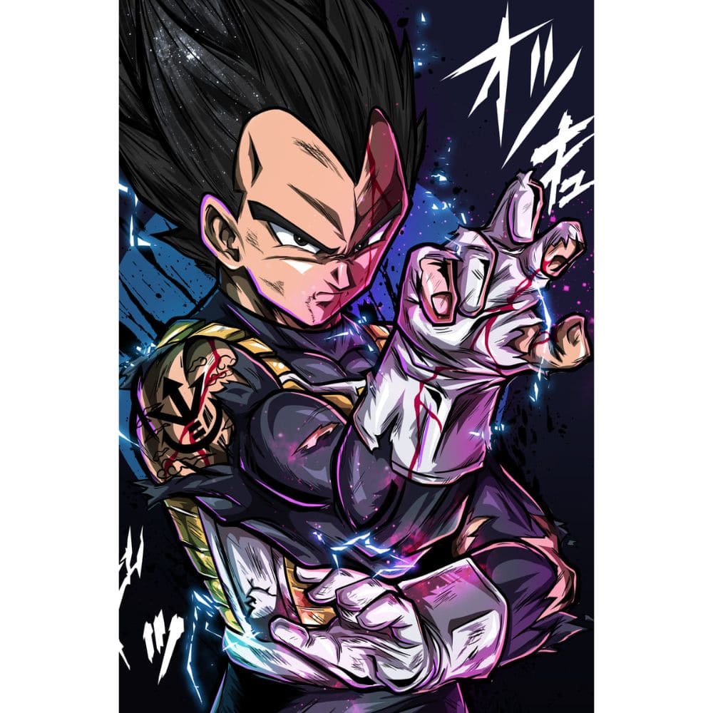 Acrylic Art Dragon Ball Prince Saiyan