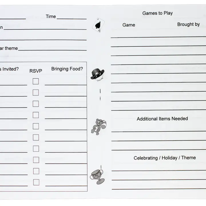 THE GAME NIGHT PLANNER