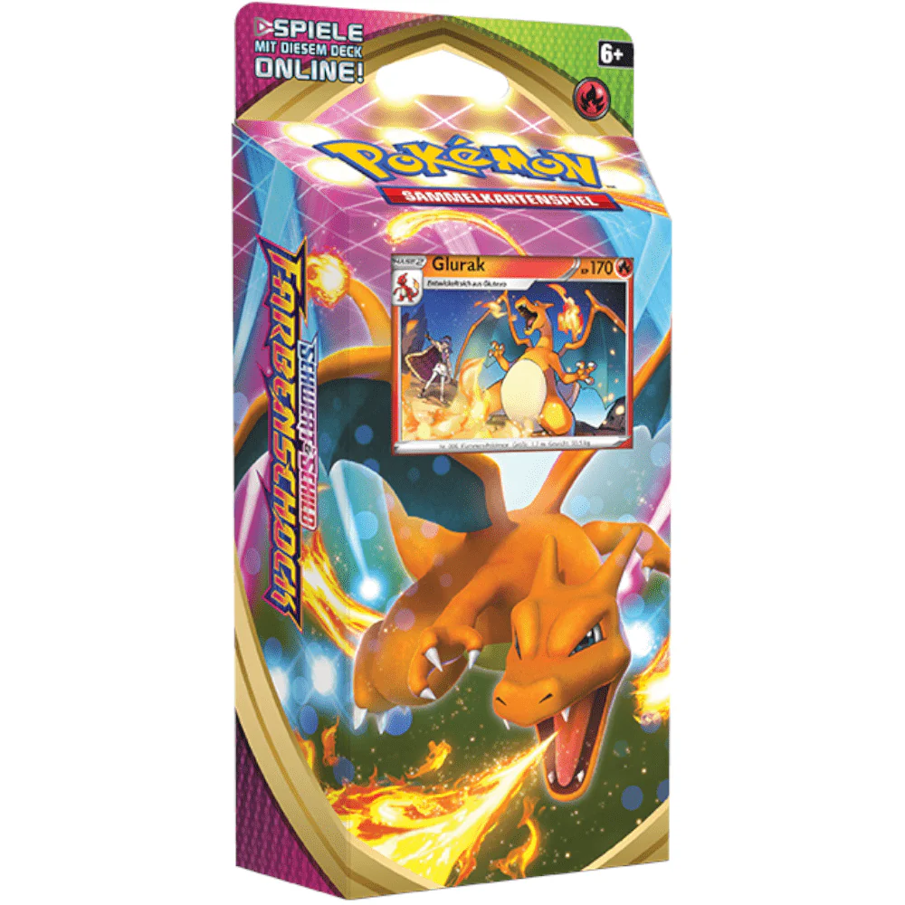 Pokemon Color shock Themendeck Glurak