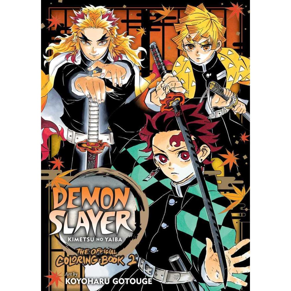 Demon Slayer Coloring book The Official Coloring Book 2 English