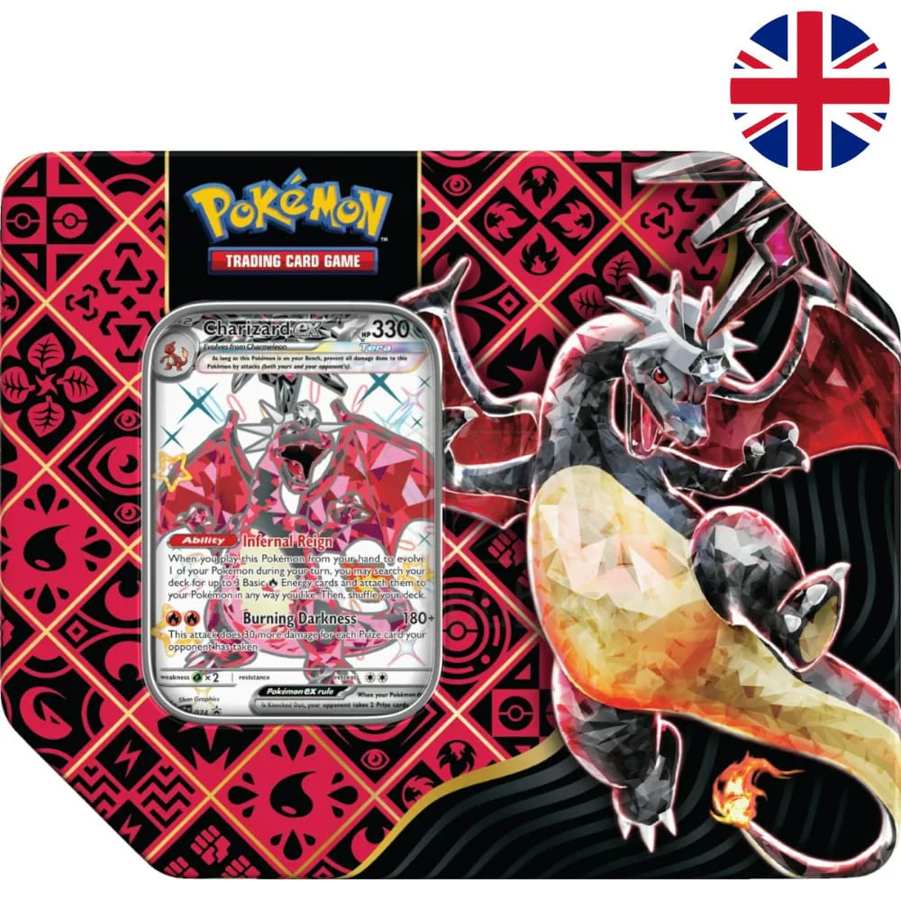 Pokemon Paldean Fates Tin Box (US) Charizard EX
