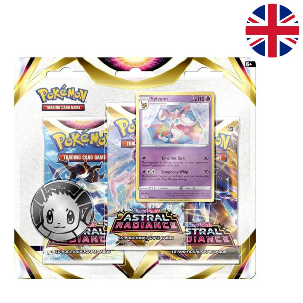 Pokemon Astral Radiance 3er Blister Sylveon