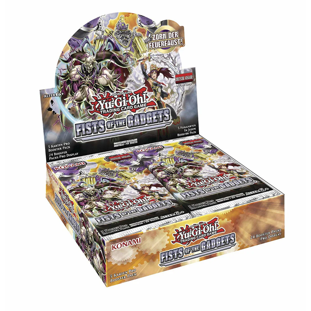 Yu-Gi-Oh! Fists of the Gadgets 24 display