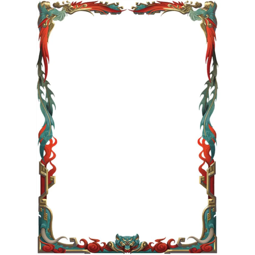 Mana Moon Border Sleeves Fire 70 pieces