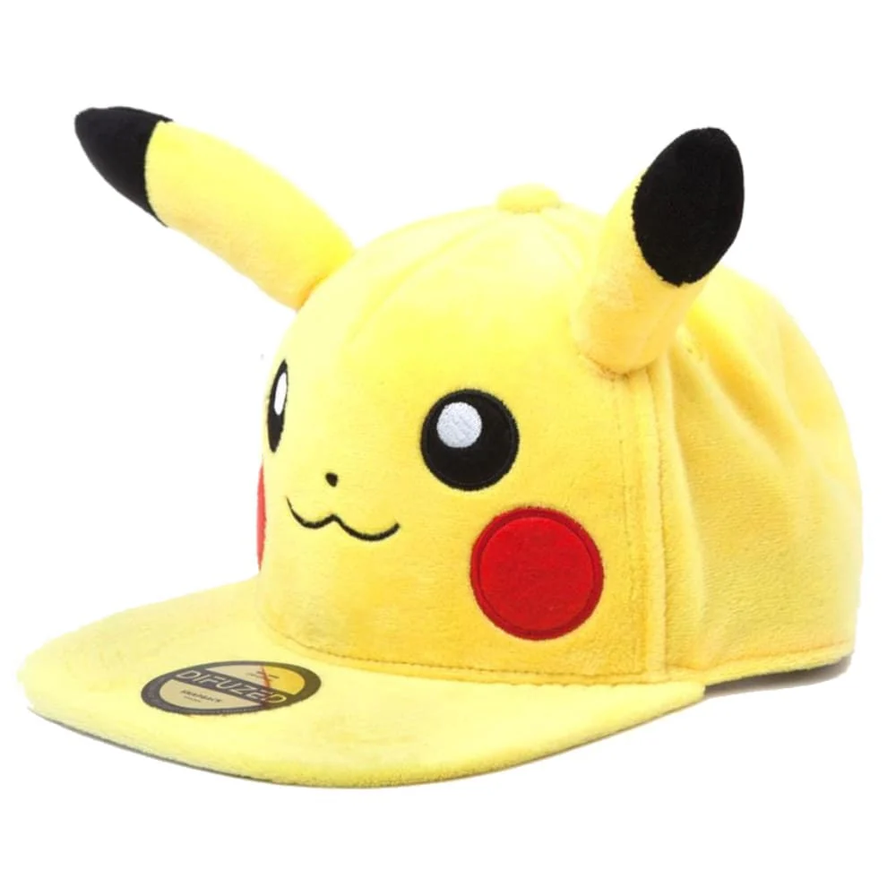 Pokémon Snapback Cap Pikachu Plush (Unisex)