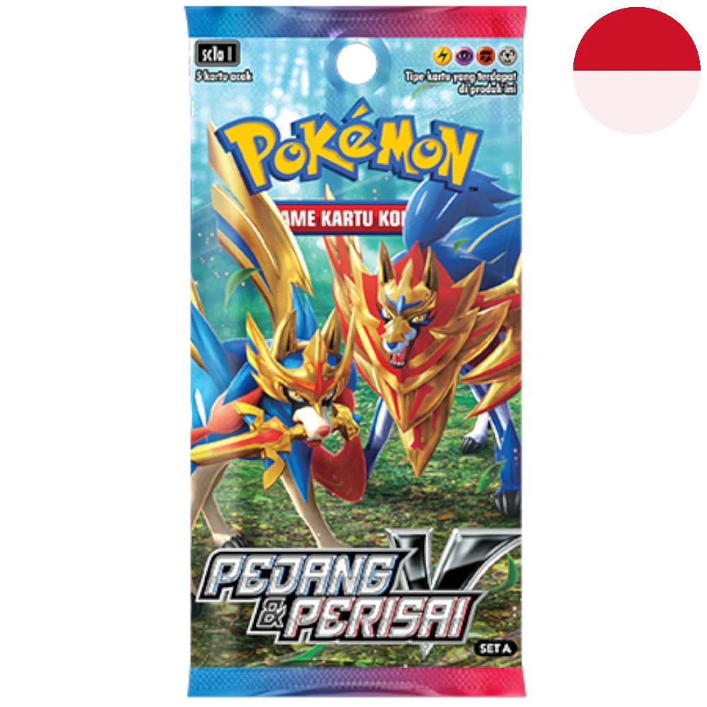 Pokemon Sword & Shield (Set A) Booster Indonesian