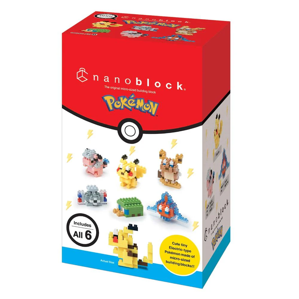 Nanoblock Pokemon Electrics Pokemon Box