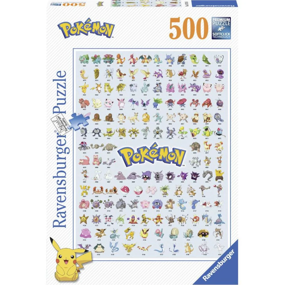 Pokemon Puzzle Pokédex (500 pieces)