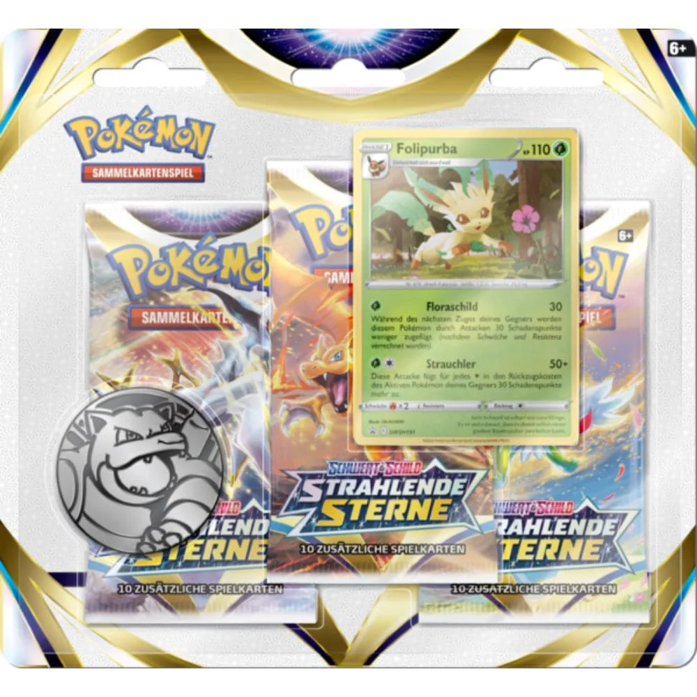 Pokemon Shining Stars 3er Blister Folipurba