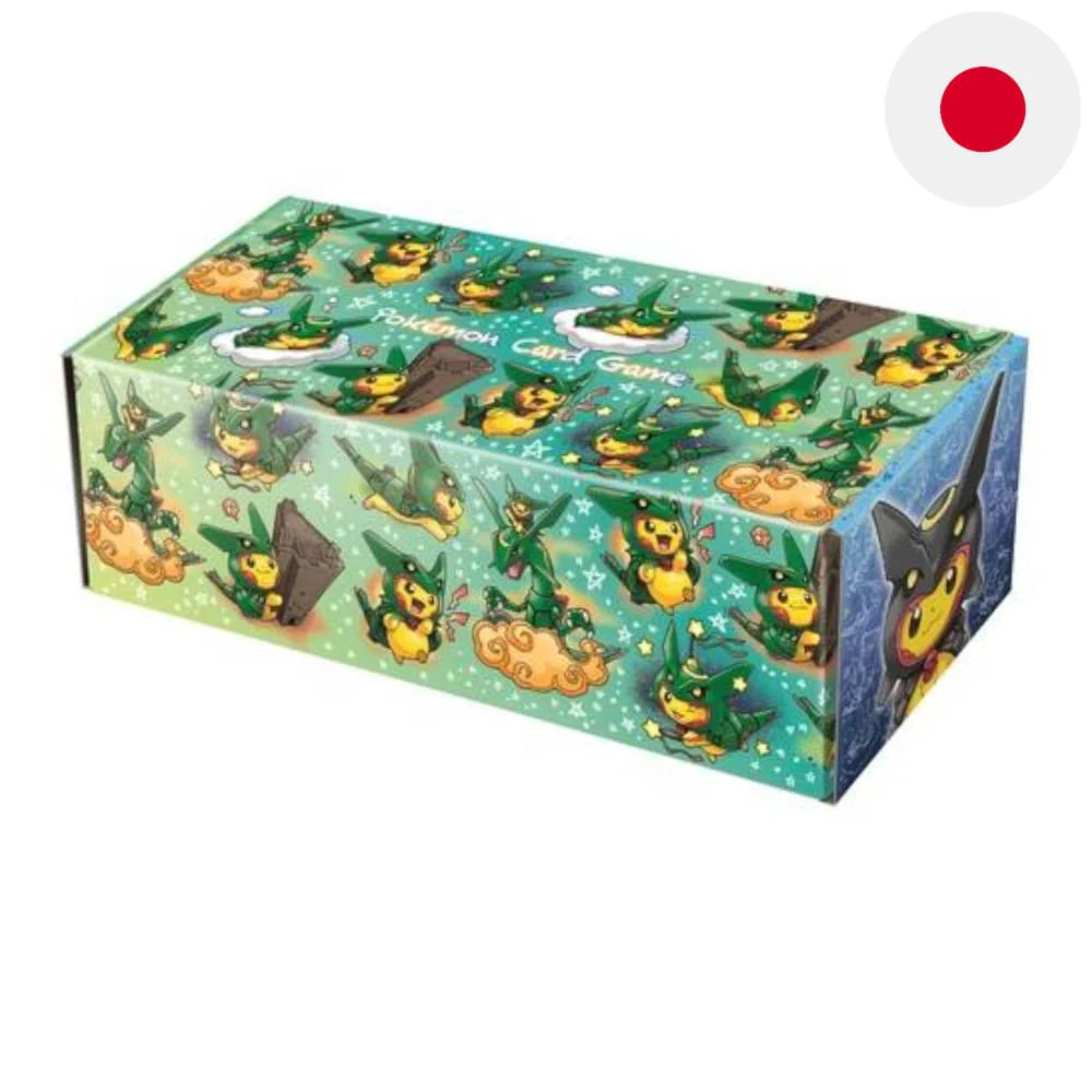 Pokemon Pikachu Rayquaza Poncho Gym Box Japanese
