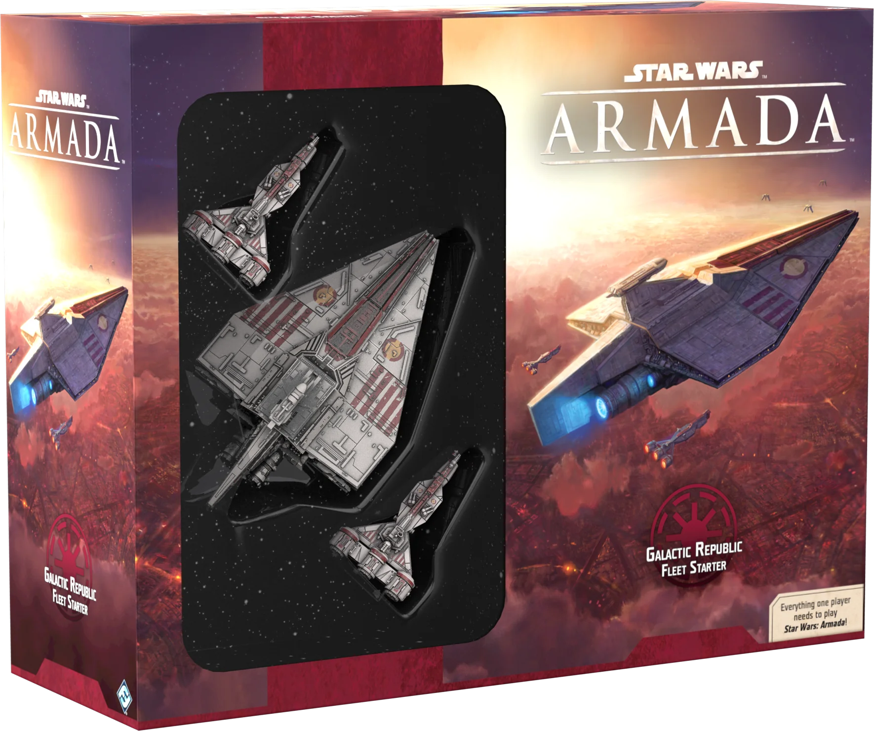 STAR WARS ARMADA GALACTIC REPUBLIC FLEET STARTER