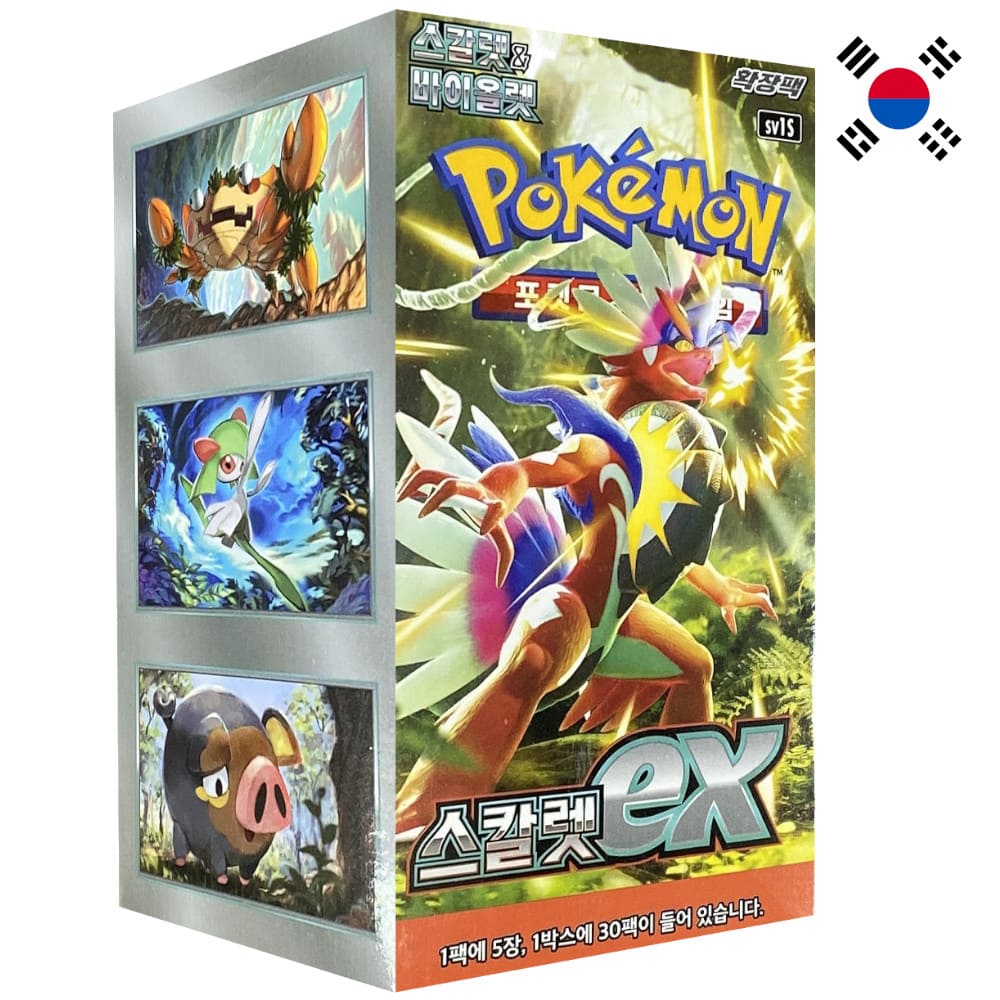 Pokemon Scarlet EX 30pcs Booster Box Korean