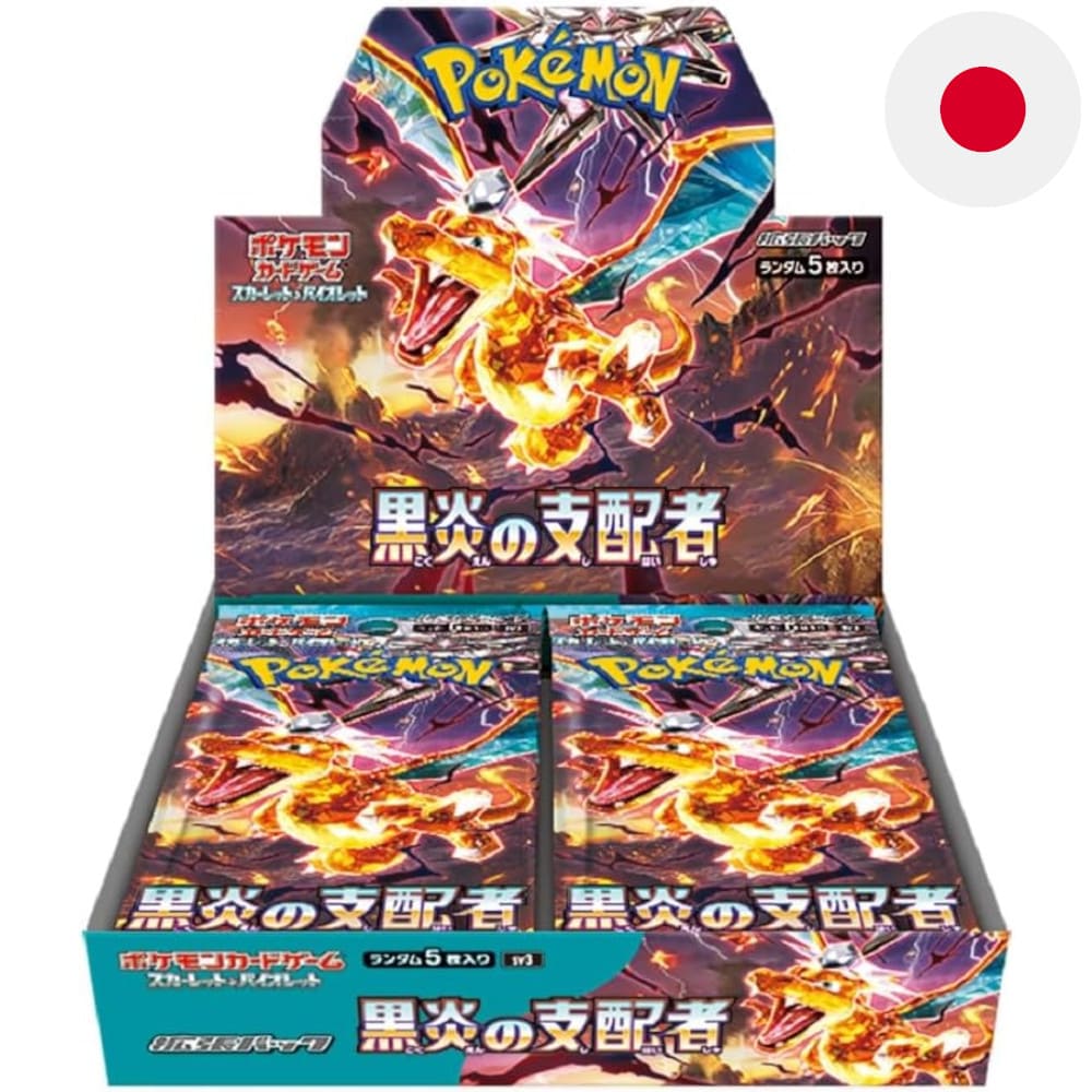 Pokemon Ruler of the Black Flame 30pcs Booster Box Japanese