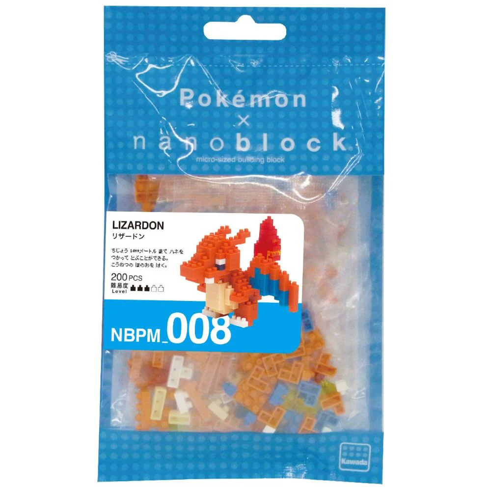 Nanoblock Pokemon Glurak