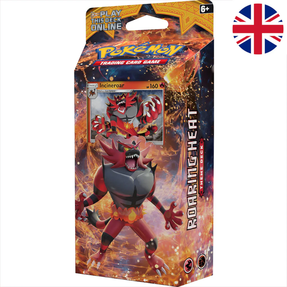 Pokemon Sun & Moon Roaring Heat Theme Deck