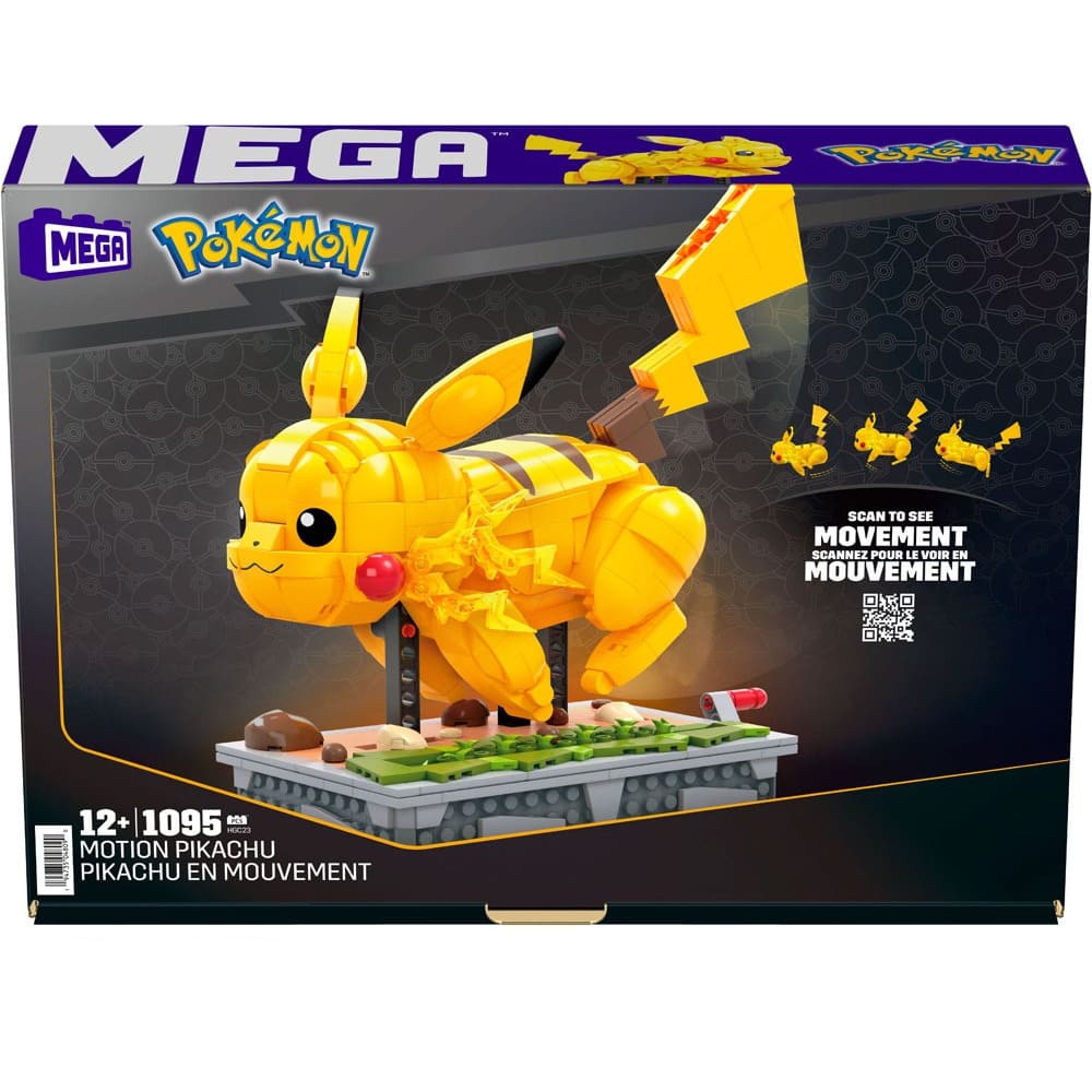 Pokemon Mega Construx Bauset Motion Pikachu