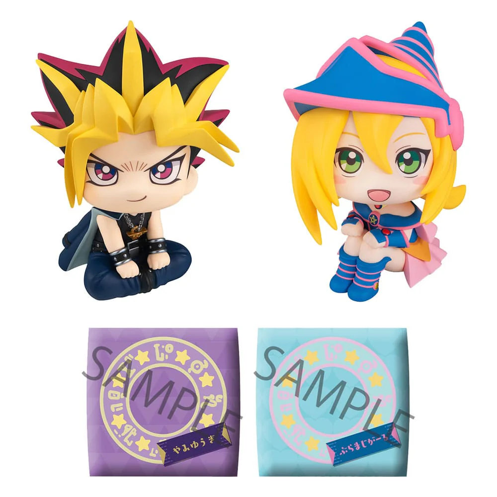 Yu-Gi-Oh! Duel Monsters Look Up PVC Statue Yami Yugi & Dark Magician Girl Set 11cm