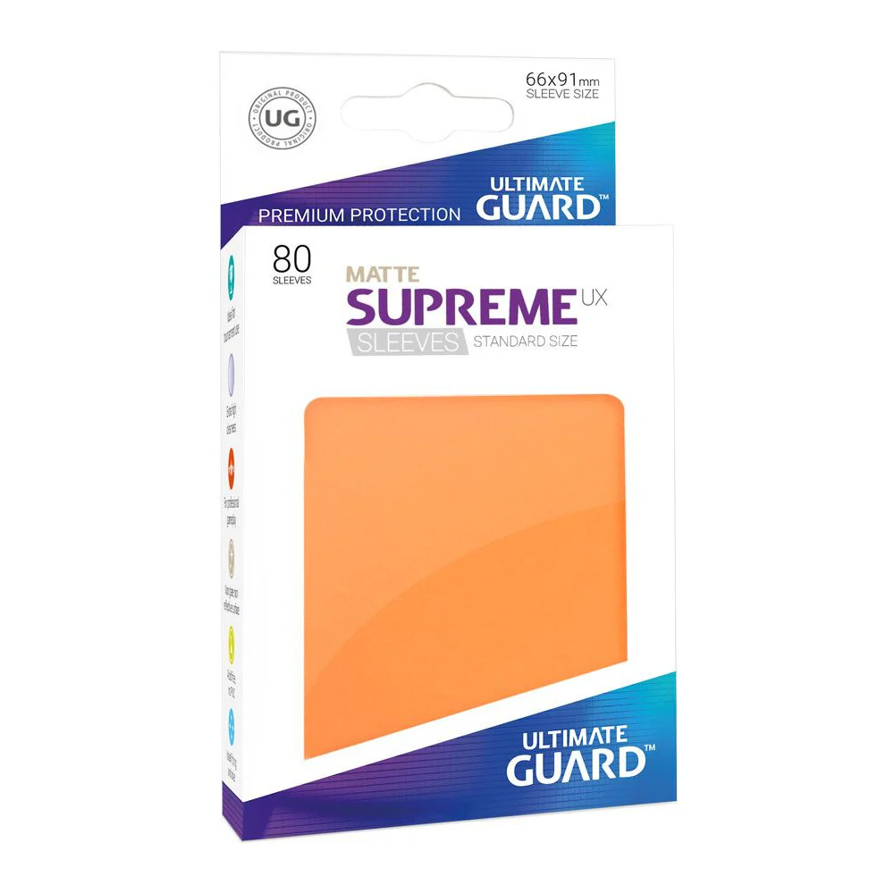 Ultimate Guard Standard Size Matte Supreme UX Sleeves 80 pieces multicolor