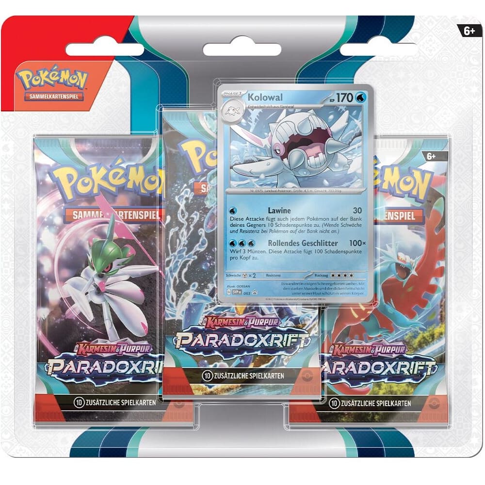 Pokemon Paradoxrift 3er Blister Colloved
