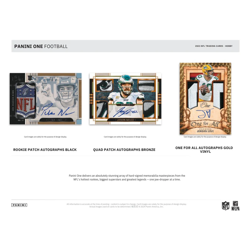 2023 Panini One Football Hobby 20 Box Case