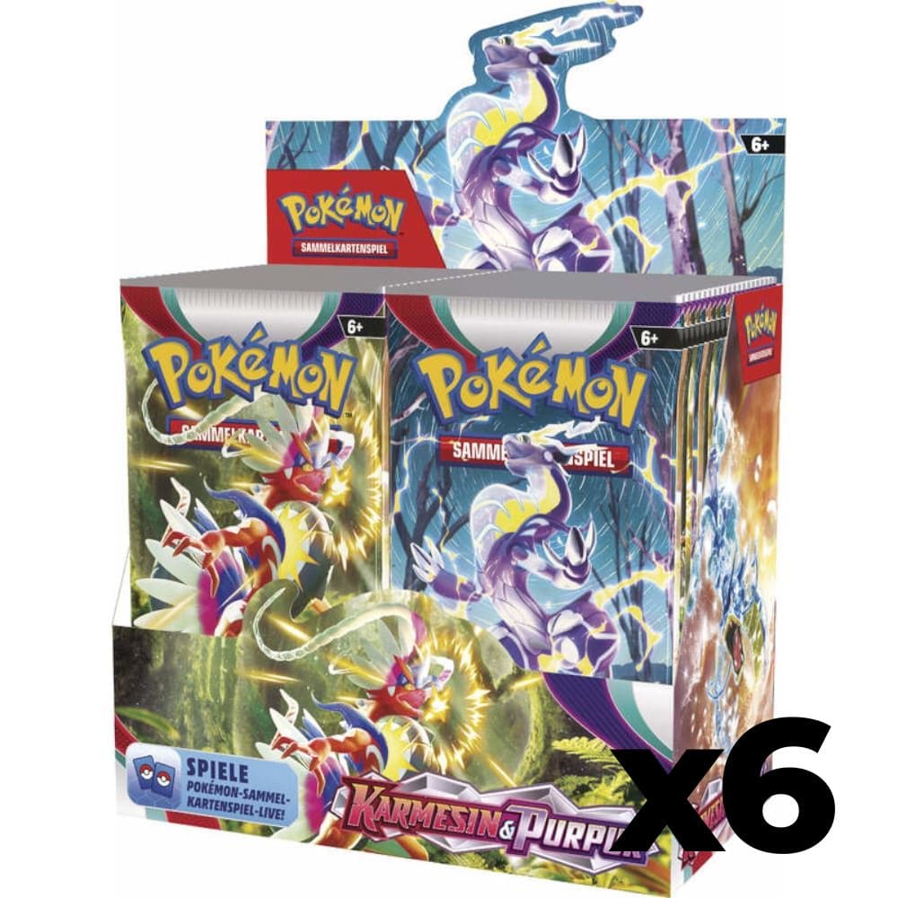 Pokemon Crimson & Purple Case (6 Displays)