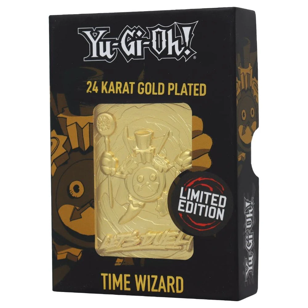 Yu-Gi-Oh! 24k Gold Plated Collectible Time Wizard