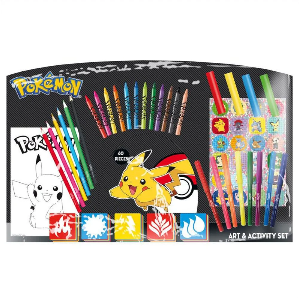 Pokemon Kunstset 60 pieces