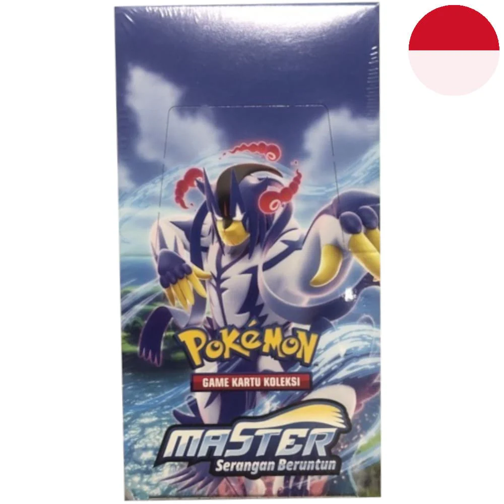 Pokemon Rapid Strike 20 display Indonesian