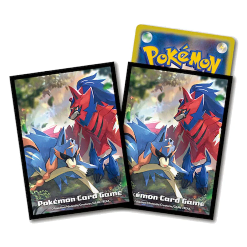 Pokemon Center Sleeves Zacian & Zamazenta 64 pieces